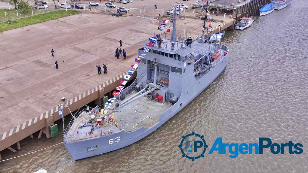 balizamiento rio uruguay ARA PUNTA ALTA